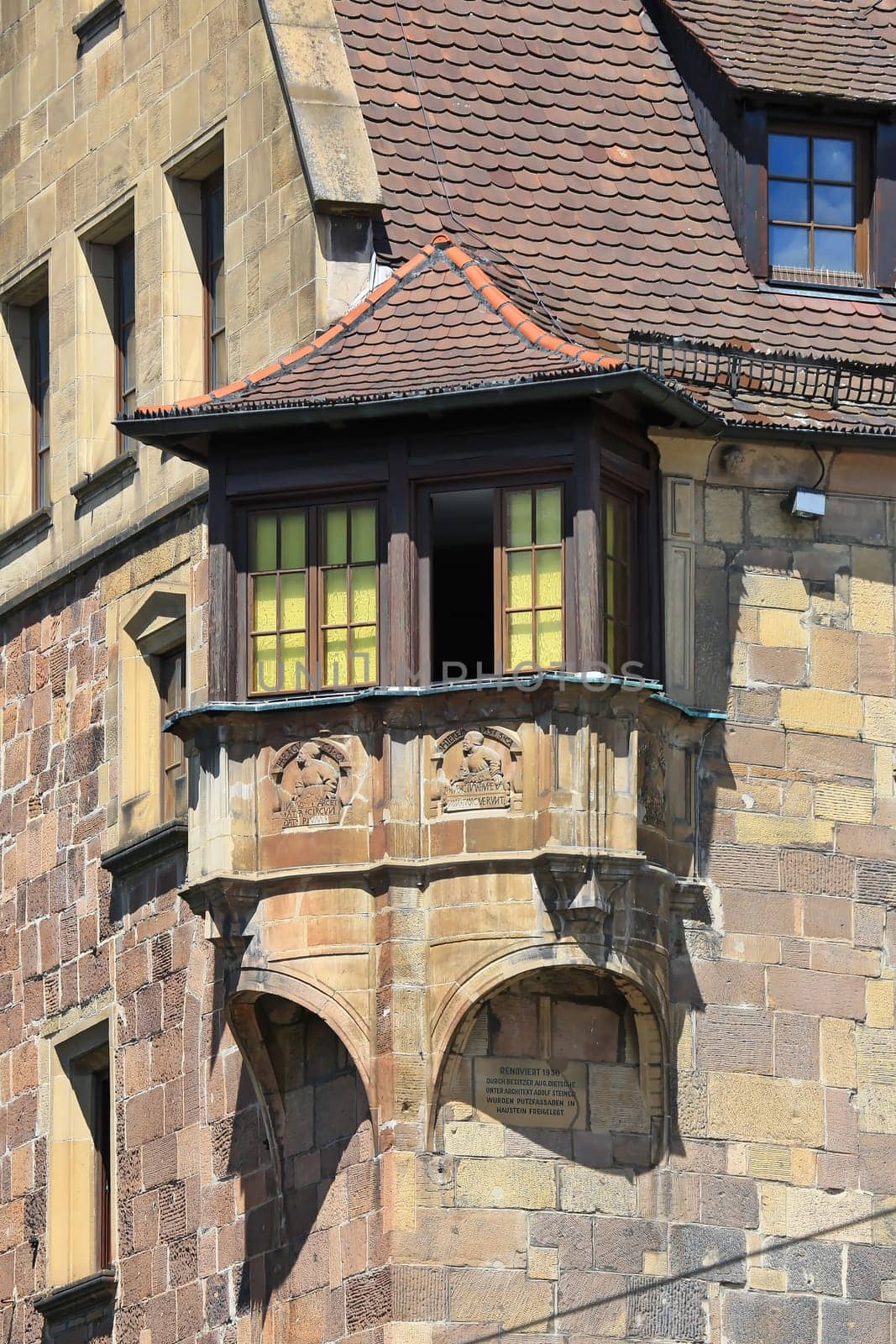 Statue Robert Mayer is a sight of the city of Heilbronn