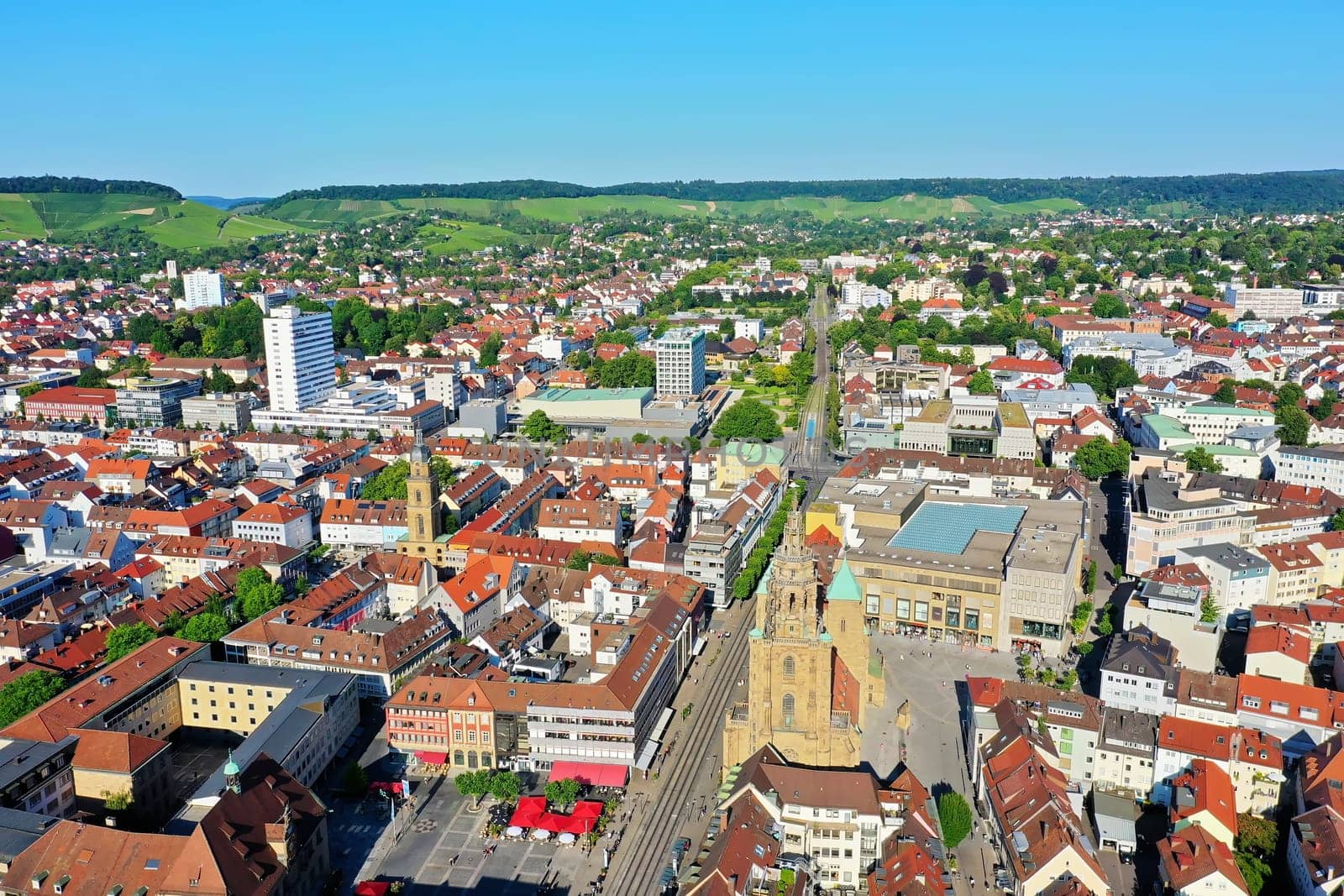Statue Robert Mayer is a sight of the city of Heilbronn