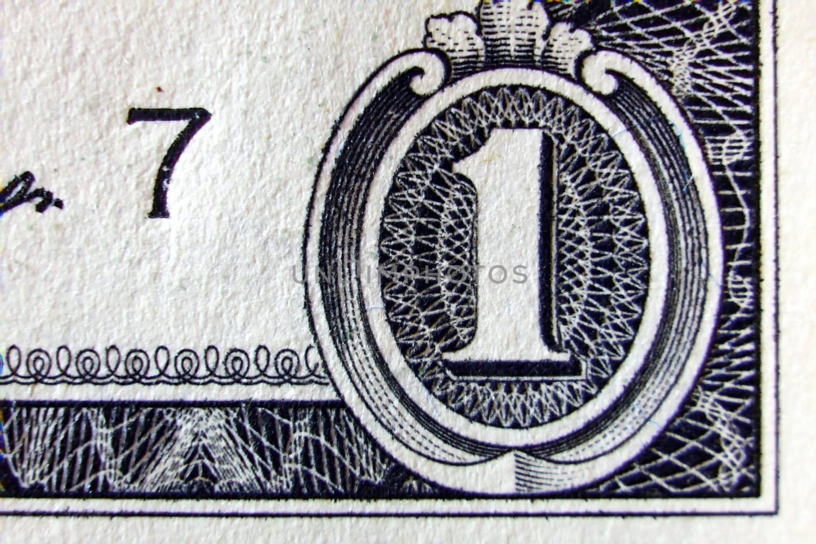 Dollar bills as a background