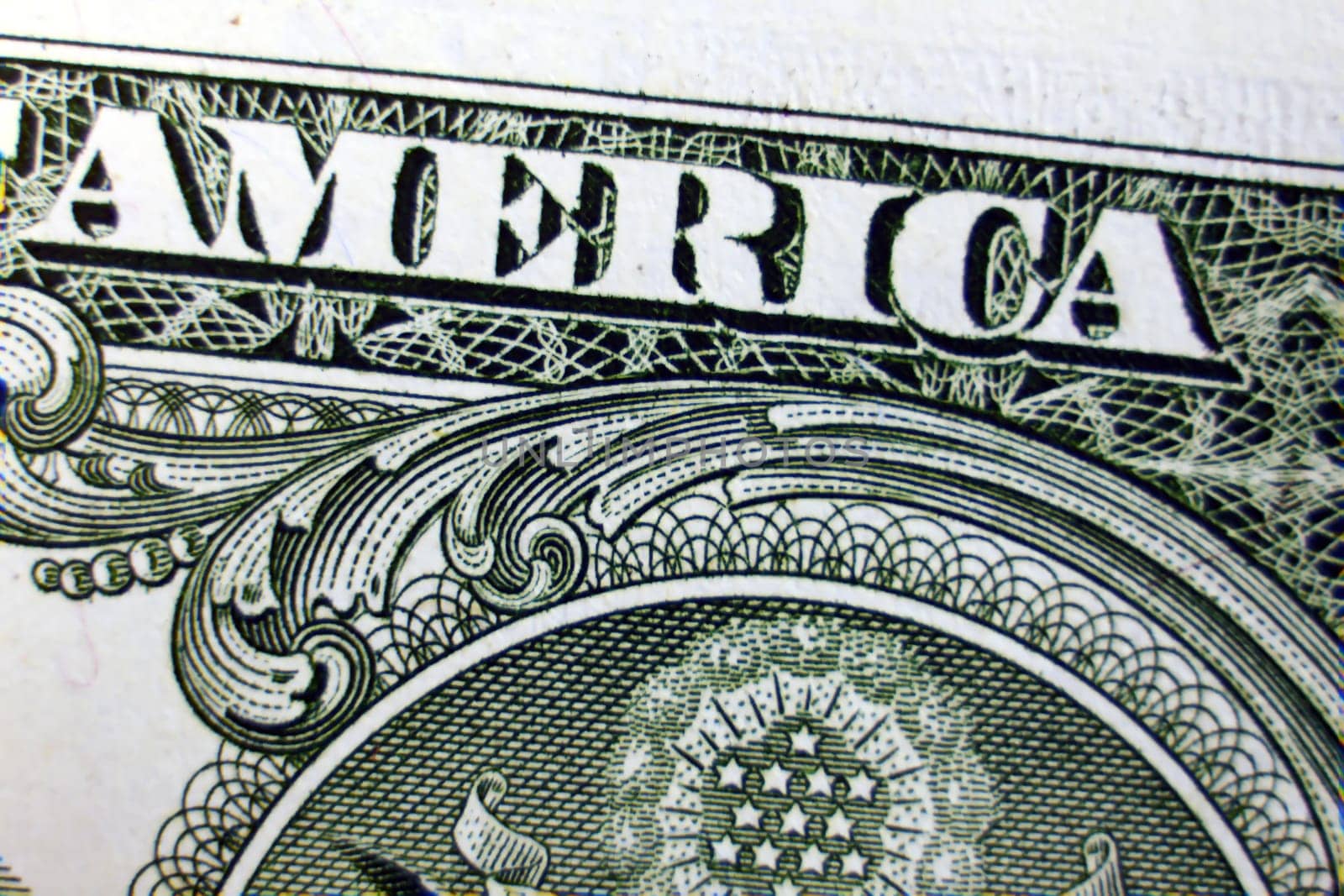 Dollar bills as a background