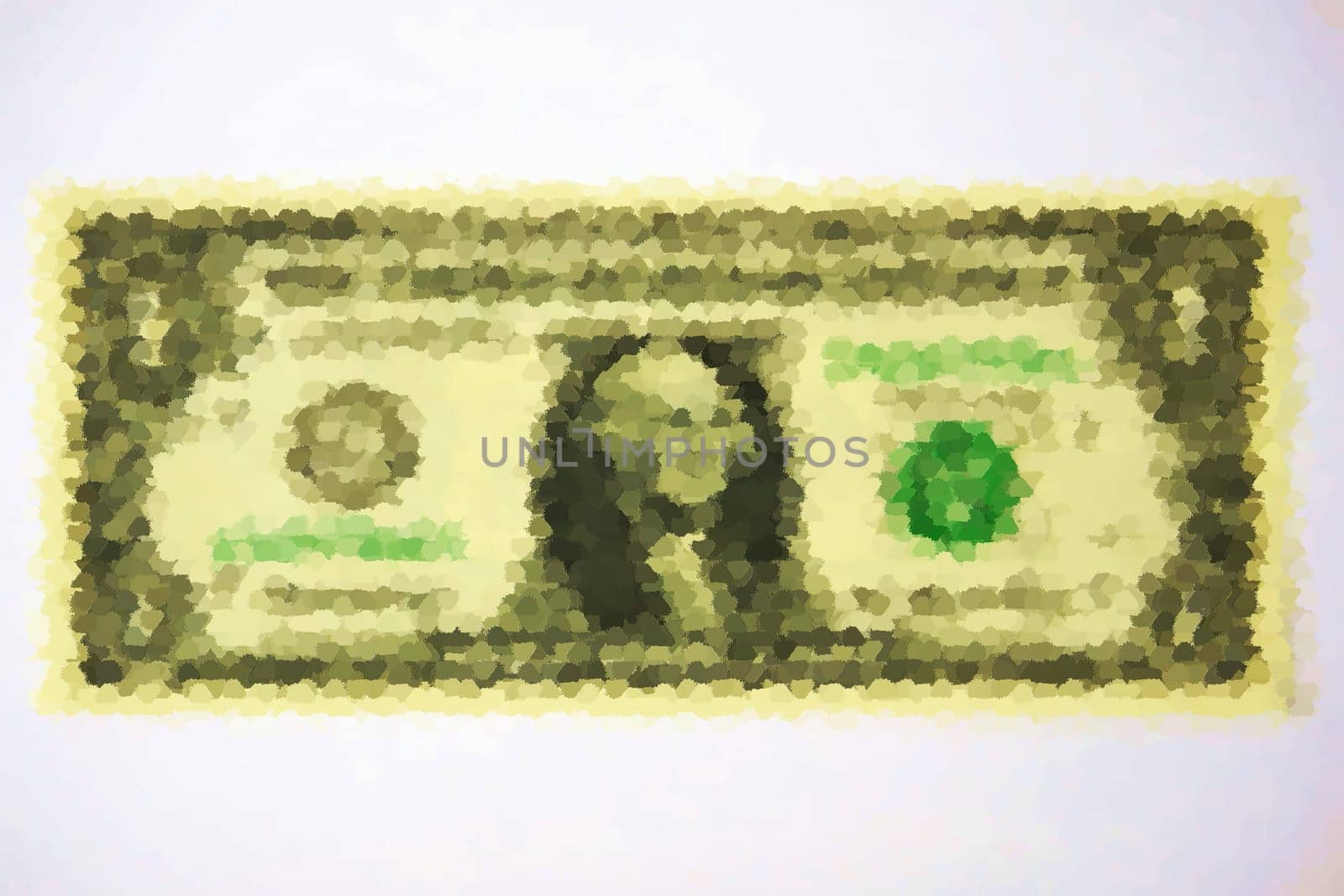 Dollar bills as a background