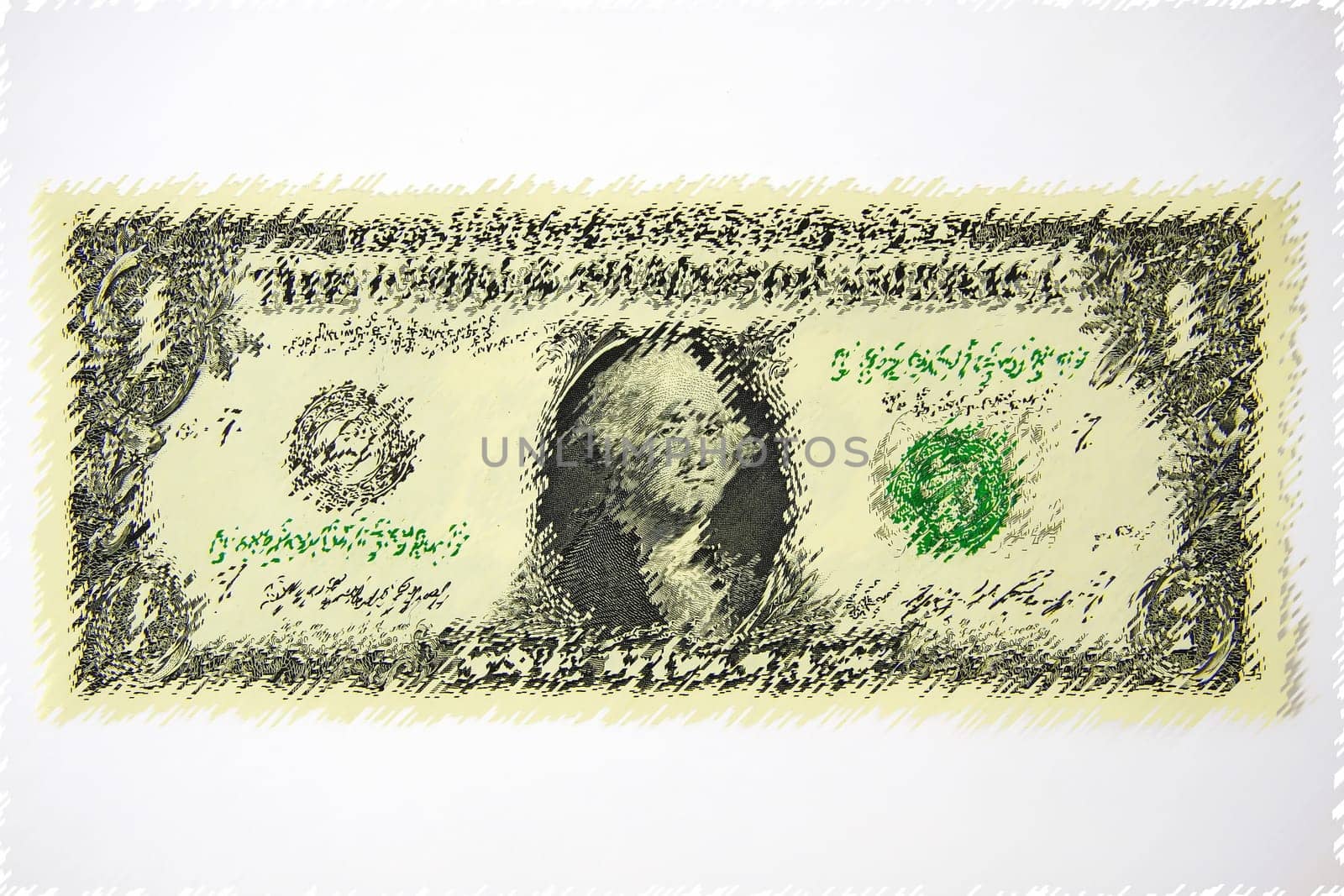 Dollar bills as a background
