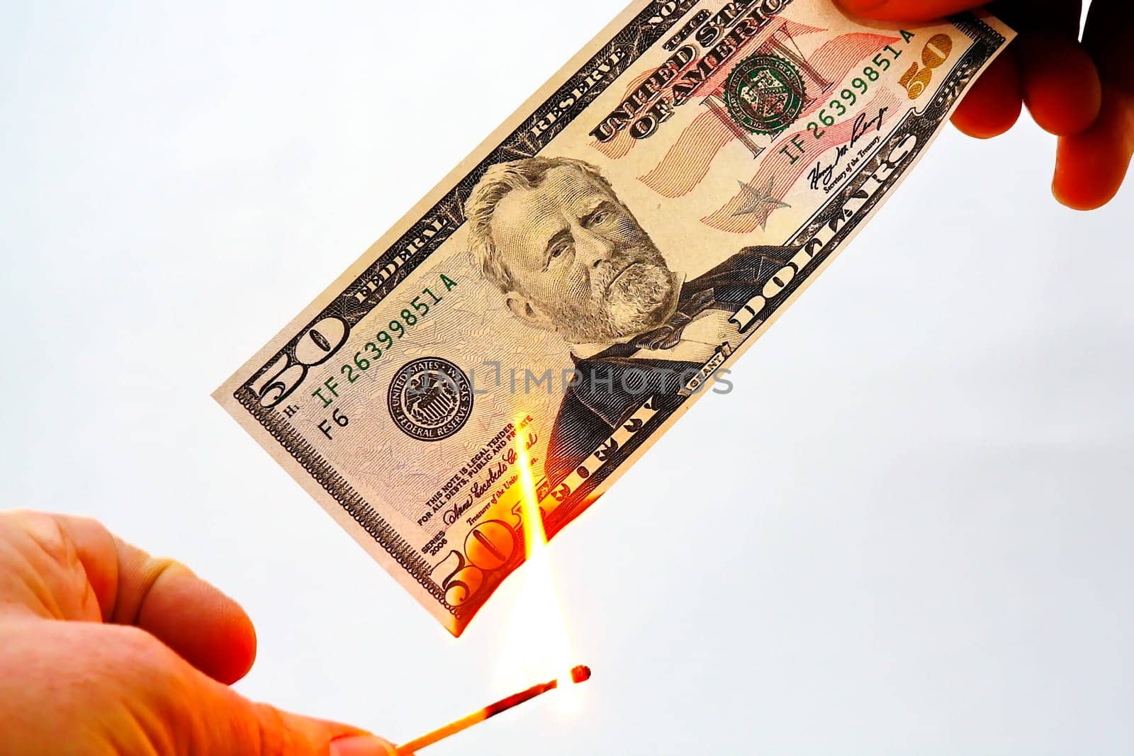 Burn dollars and destroy money