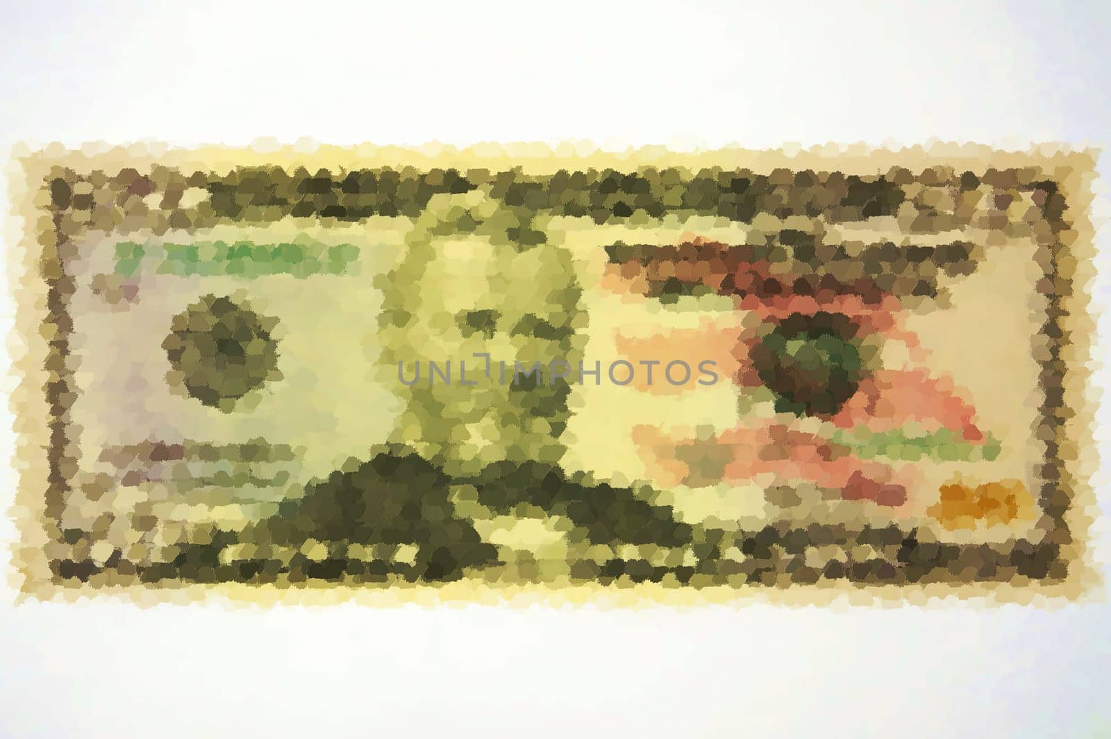 Dollar bills as a background