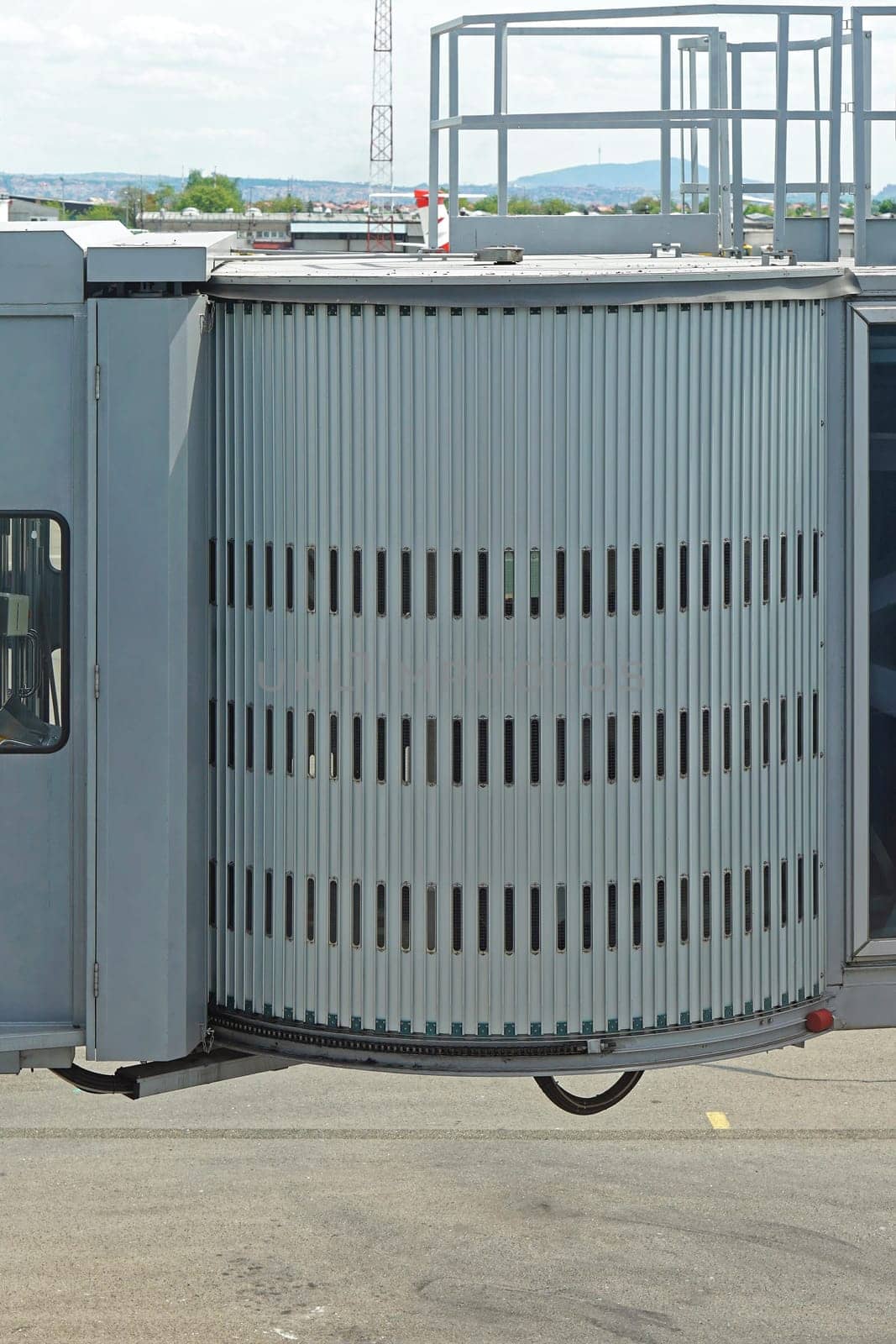Jet Bridge movable skybridge at airport