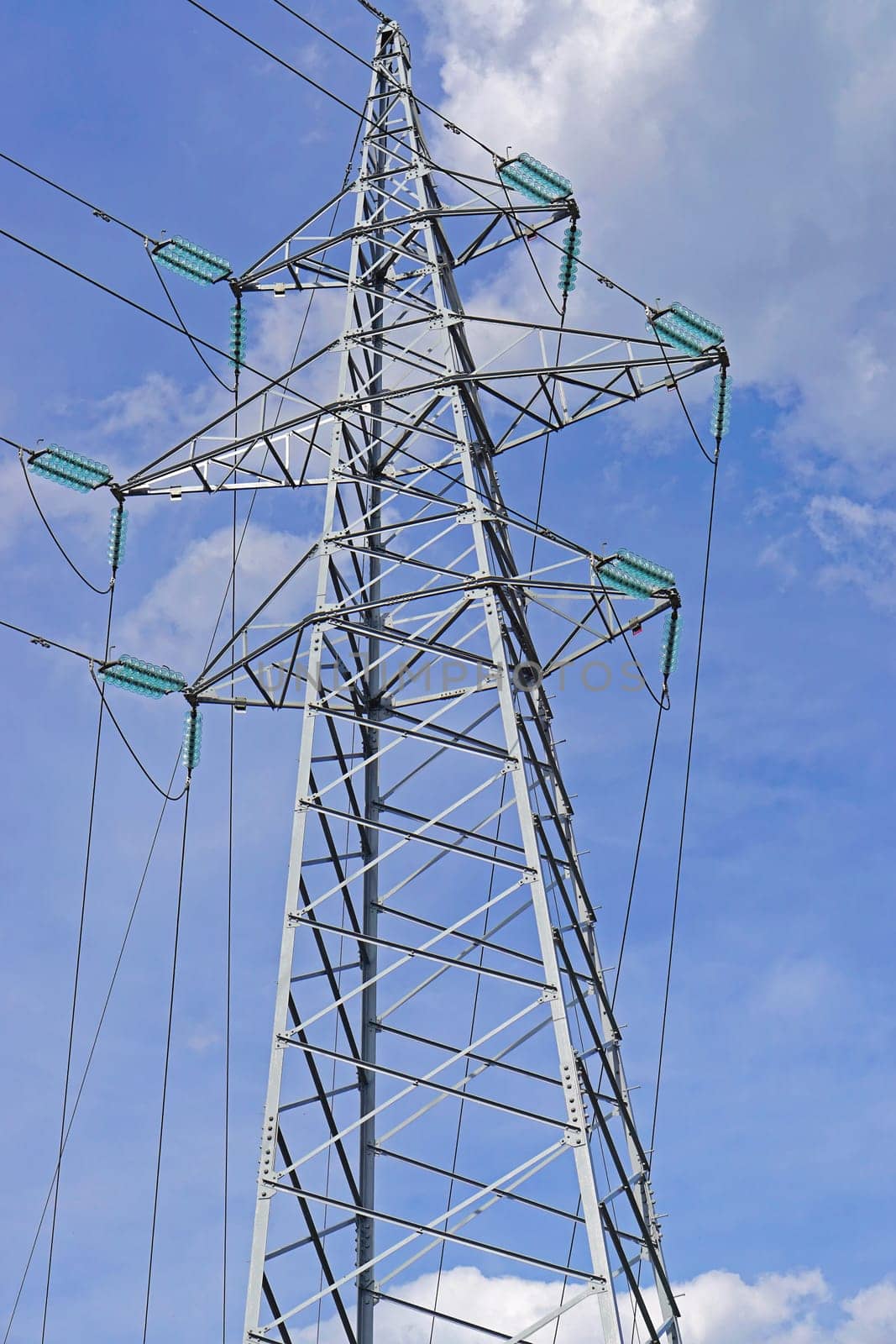 Transmission power tower pylon tall structure