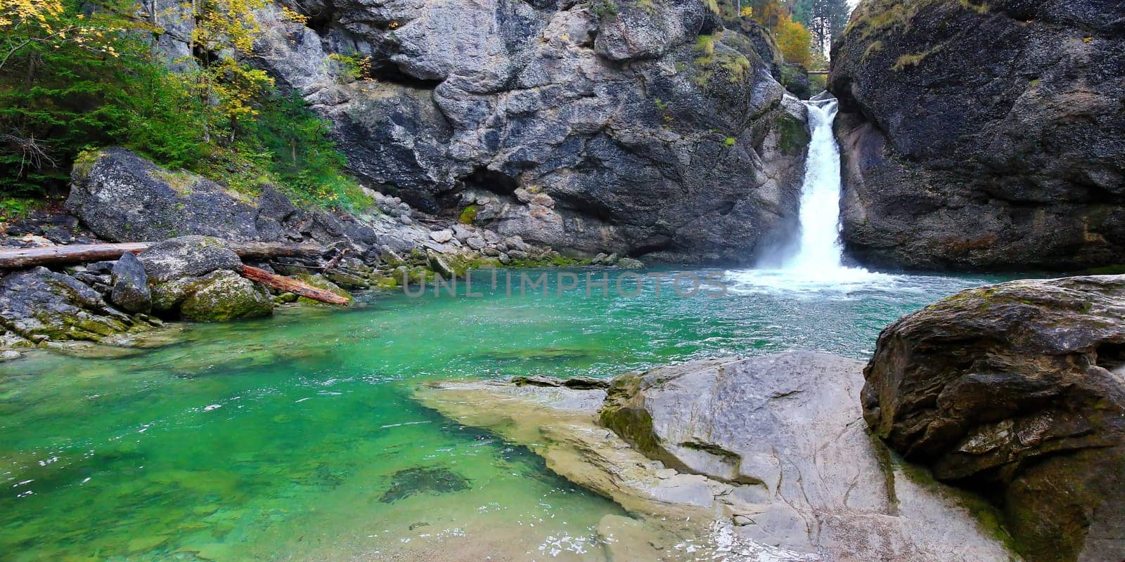 The Buchenegger waterfalls in Bavaria in the Allgäu