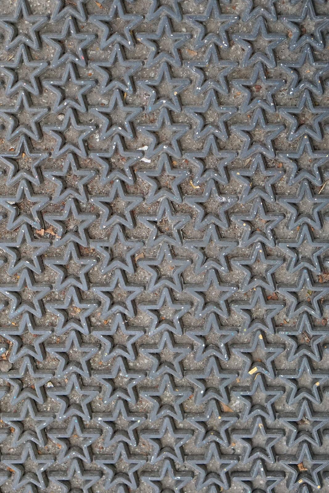 Five pointed stars rubber texture