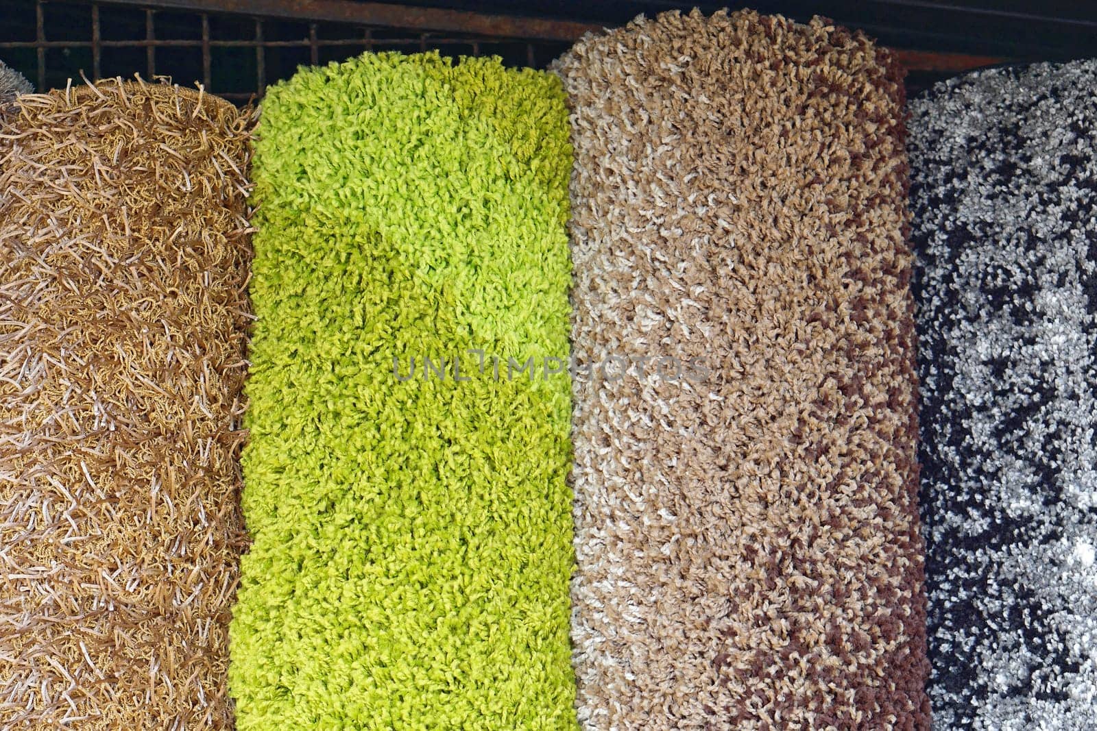 Contemporary style carpets in rolls
