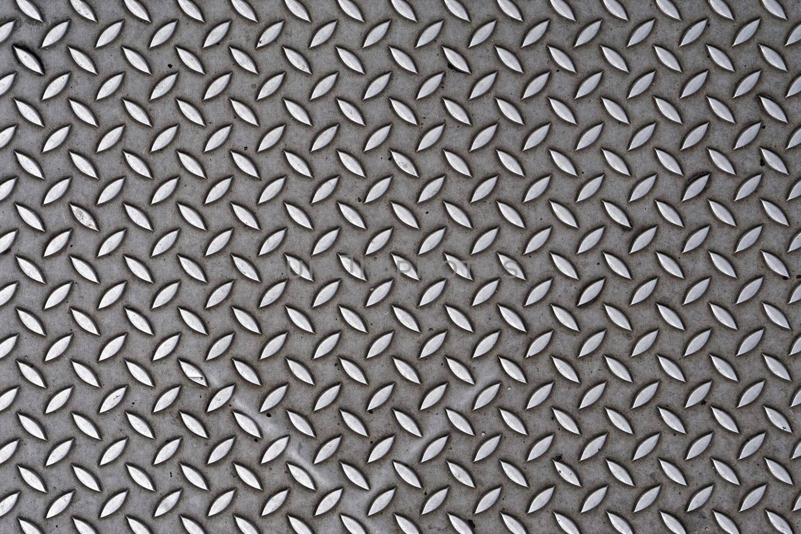 Metal floor pattern for industrial use