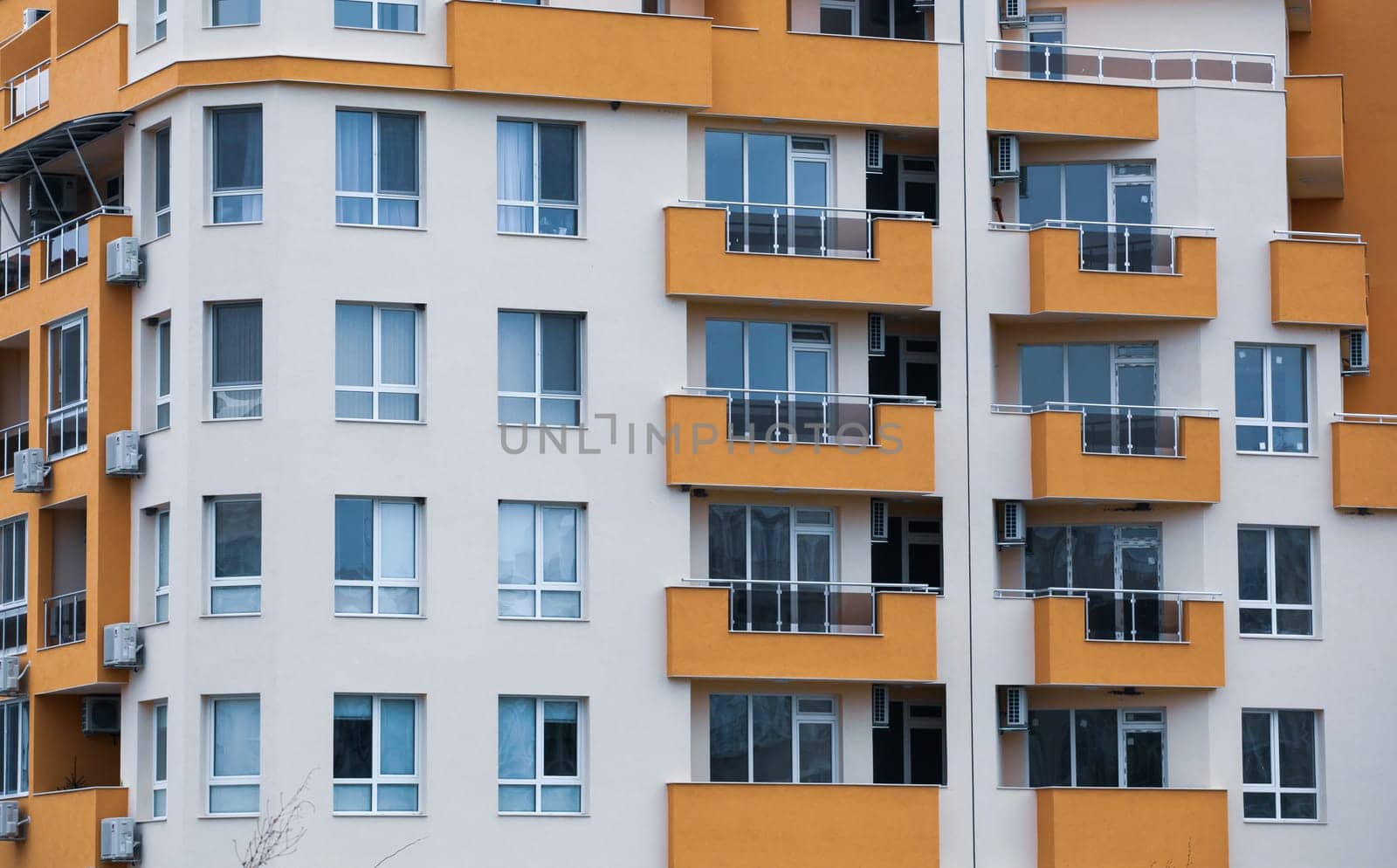 Pomorie, Bulgaria - February 07, 2020: New Construction Apartments And Housing.