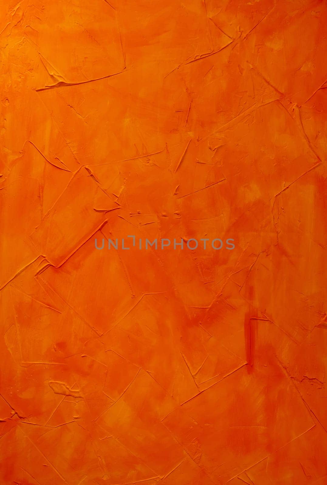 Orange painted abstract texture background