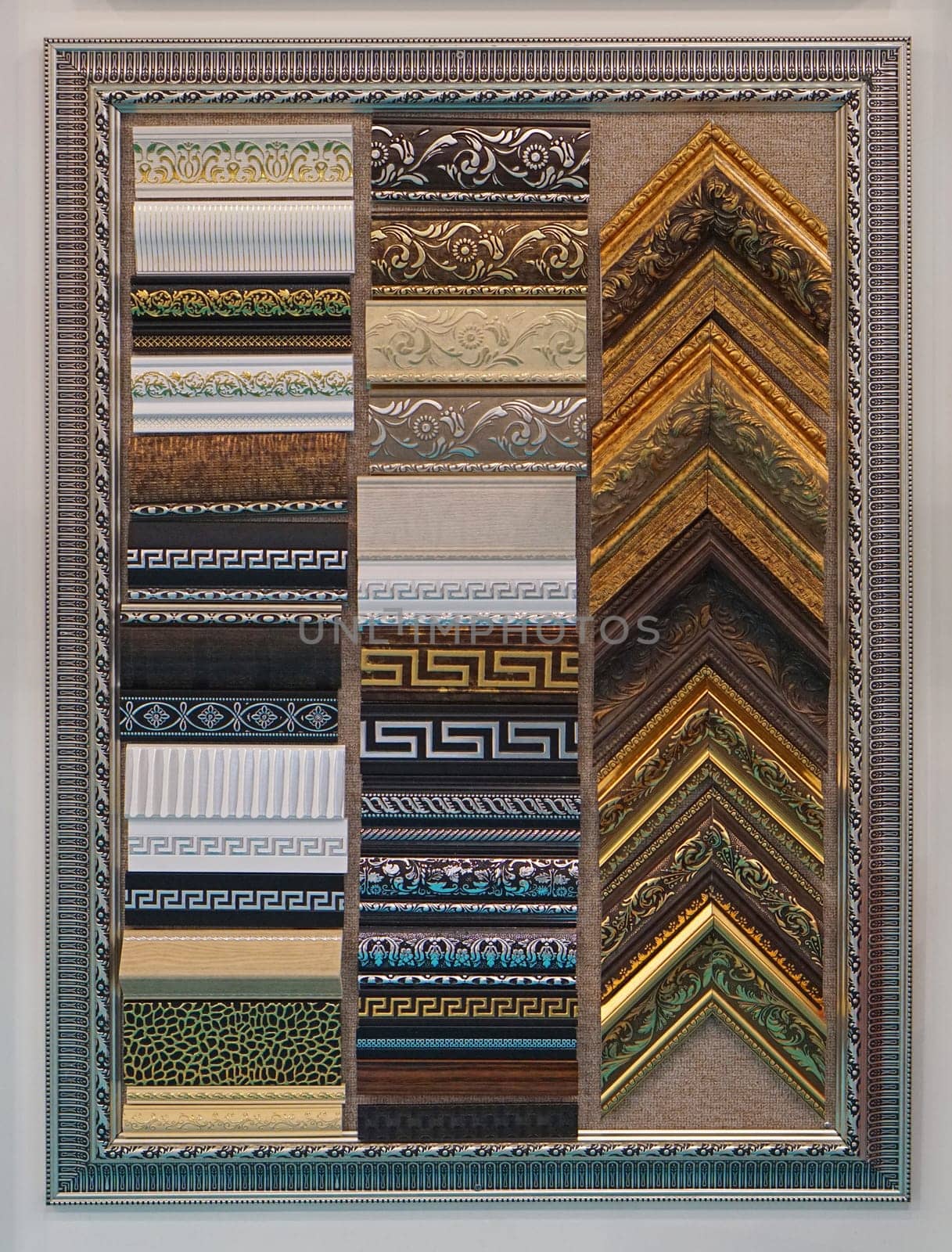 Picture frames and corners samples art craft material