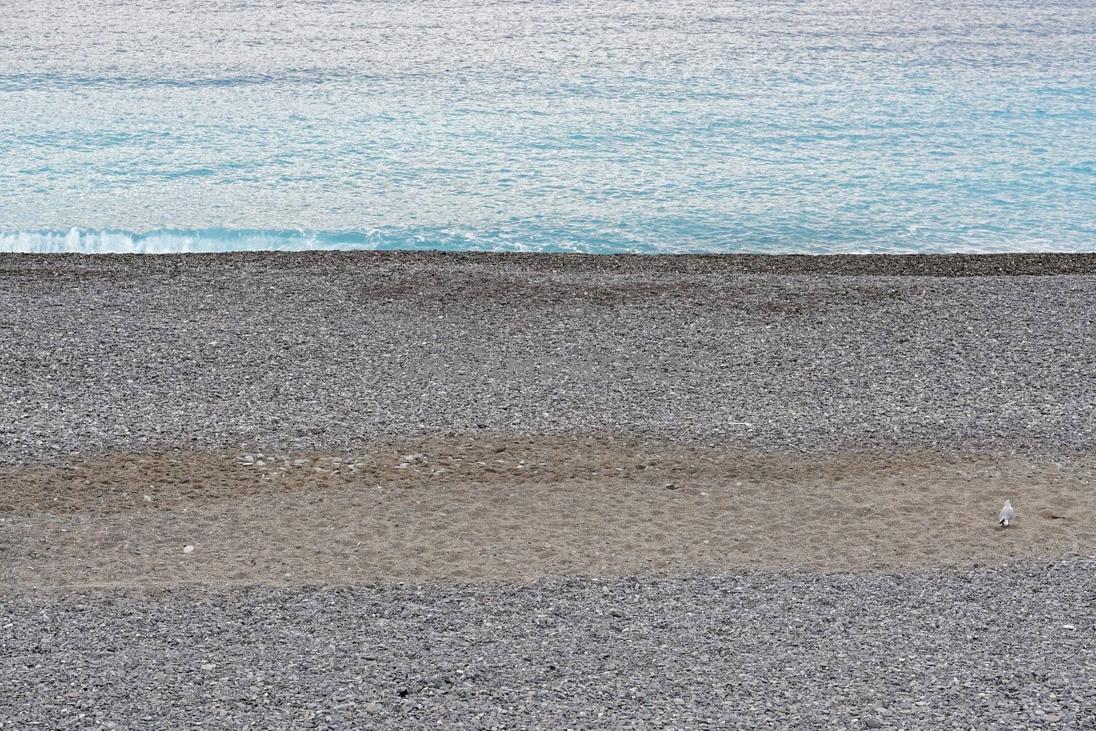 Mediterranean sea coast at french riviera