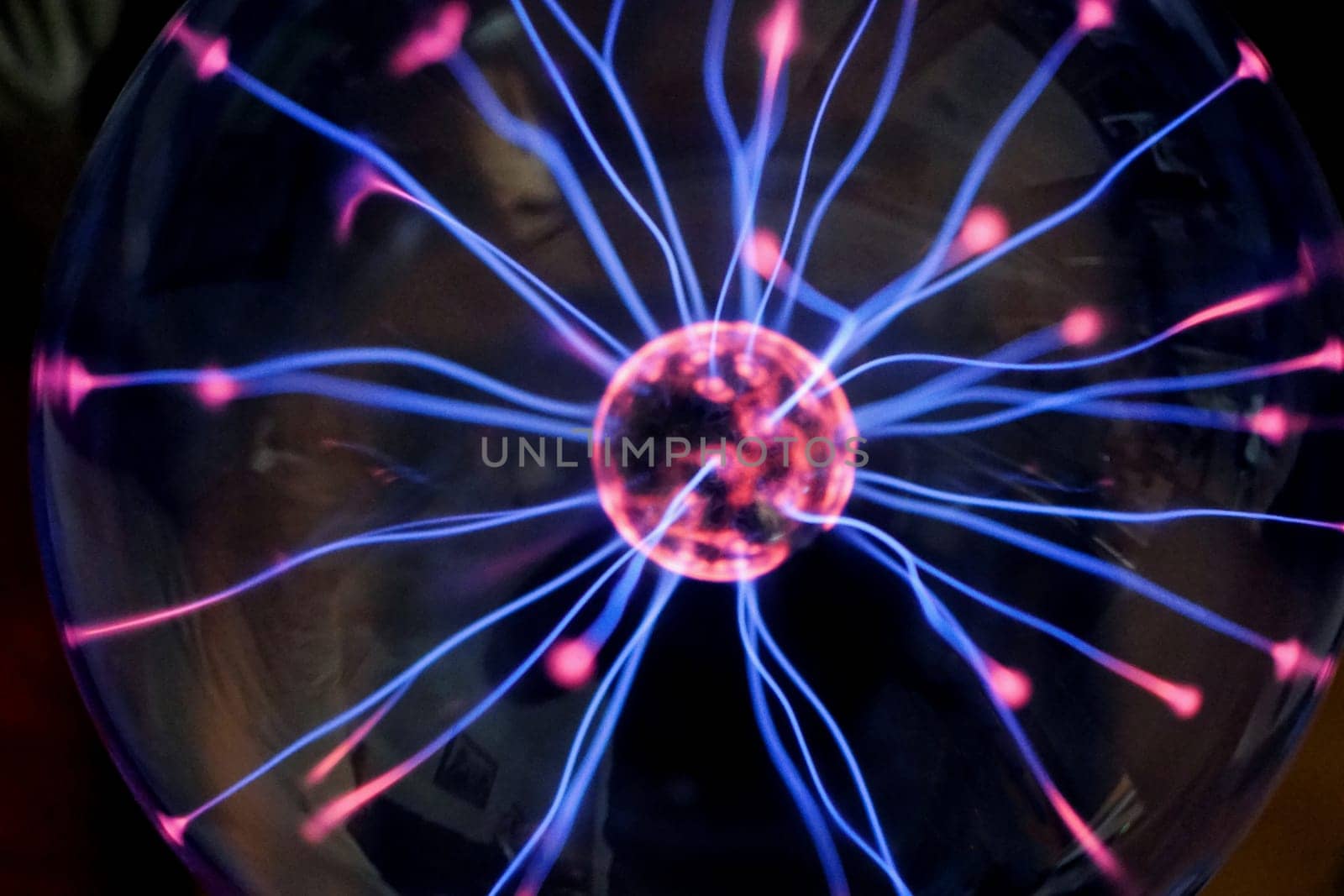 Plasma globe decoration Tesla electric coil