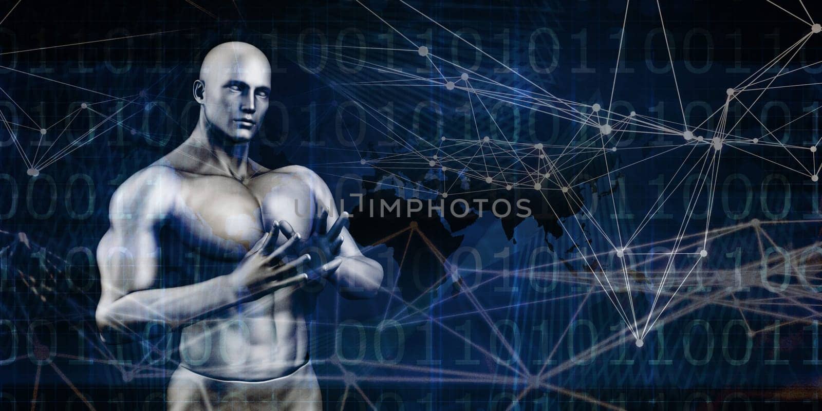 Deep Learning and Machine Artificial Intelligence Concept