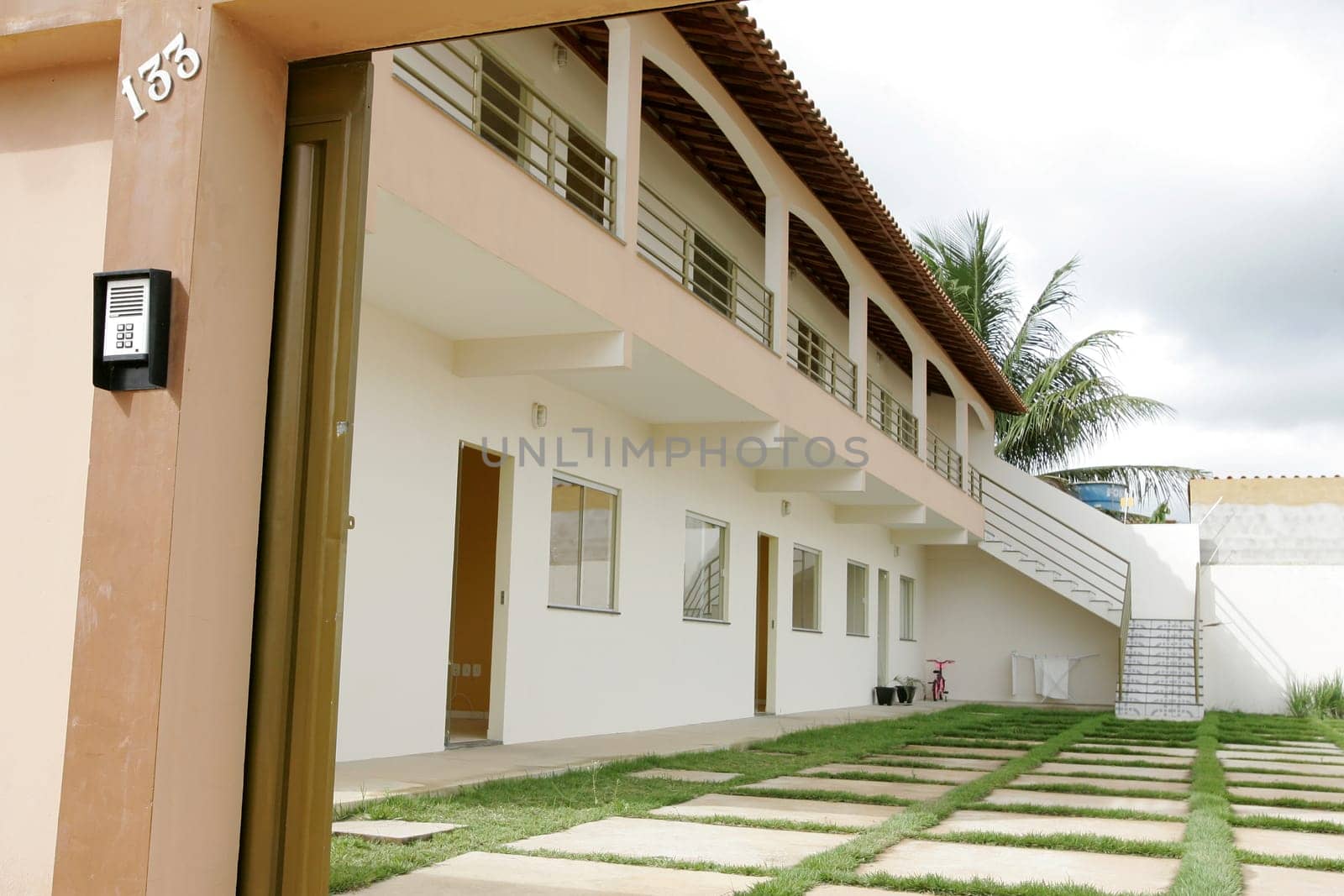 eunapolis, bahia / brazil - april 19, 2011: joint housing is seen in a village in the city of Eunapolis, in southern Bahia.