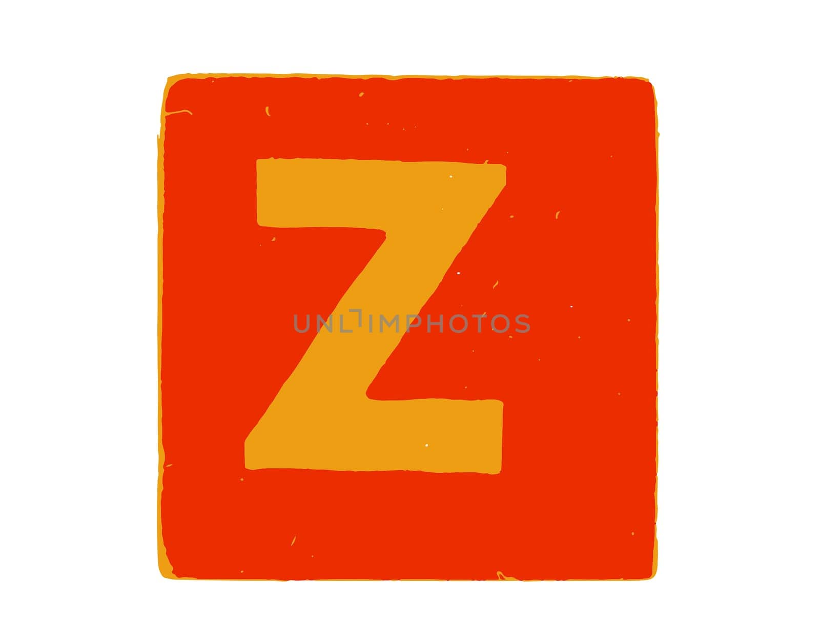 Wooden alphabet blocks isolated on white background. Toy blocks are wooden, plastic, or foam pieces of various shapes
