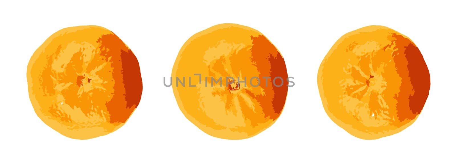 Bright fresh tangerine fruits on a white background. The tangerine is a group of orange-coloured citrus fruit consisting of hybrids of mandarin orange