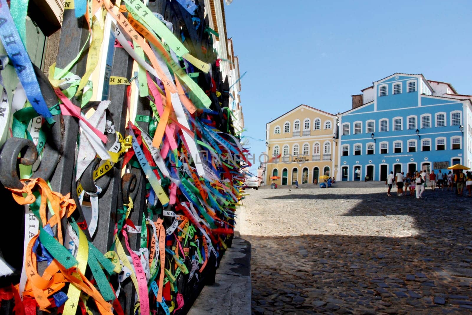 salvador, bahia / brazil - march 23, 2013: view of Fundacao Casa de Jorge Amado in Pelourinho, in the city of Salvador.