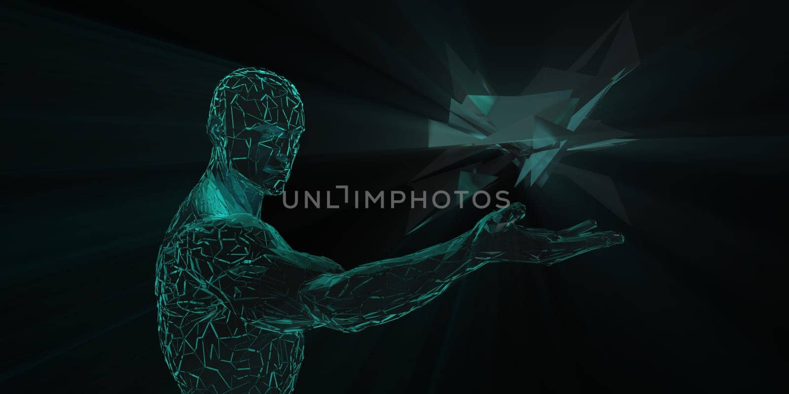 Empowered By Technology Solutions and Software Concept