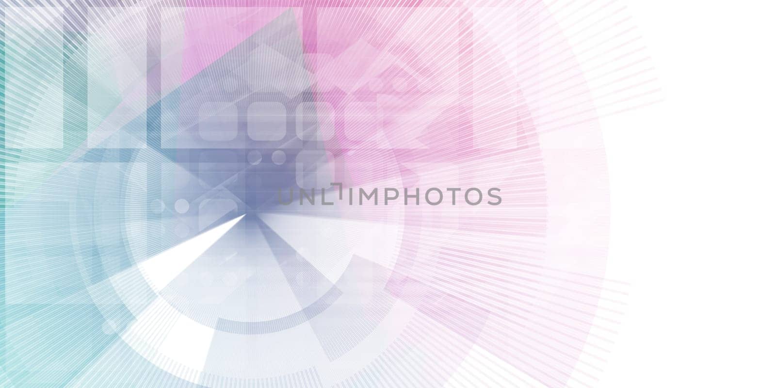 Geometric Presentation Template as a Background Art