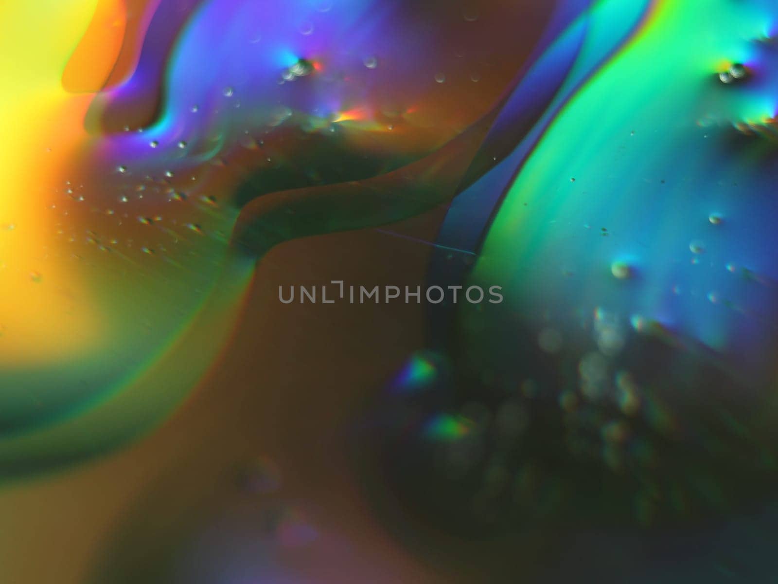 Abstract Colors Rainbow Drops reflexes macro background blur