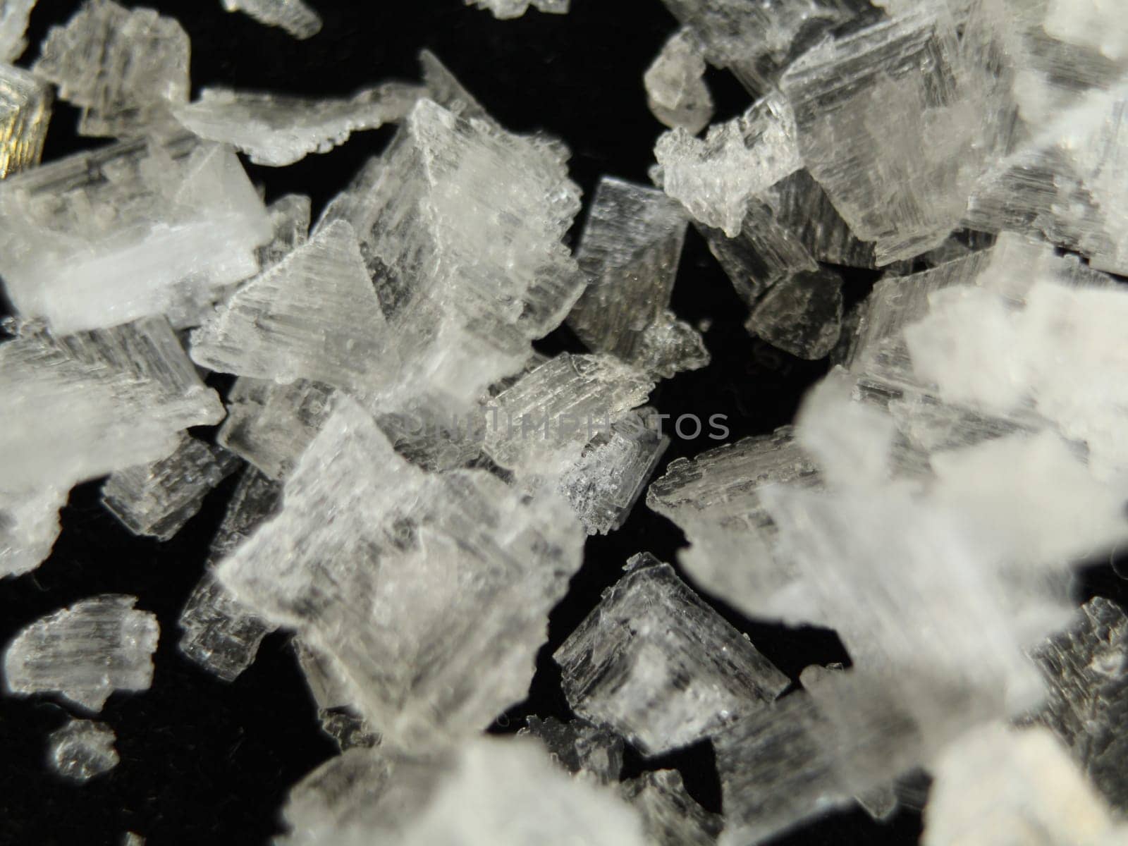 Sea salt flakes taste salty spices ingredient