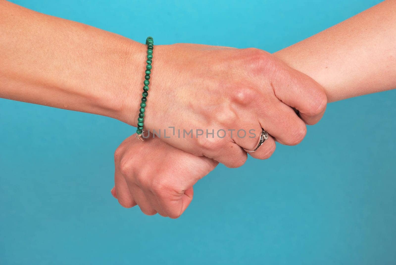 Shaking hands