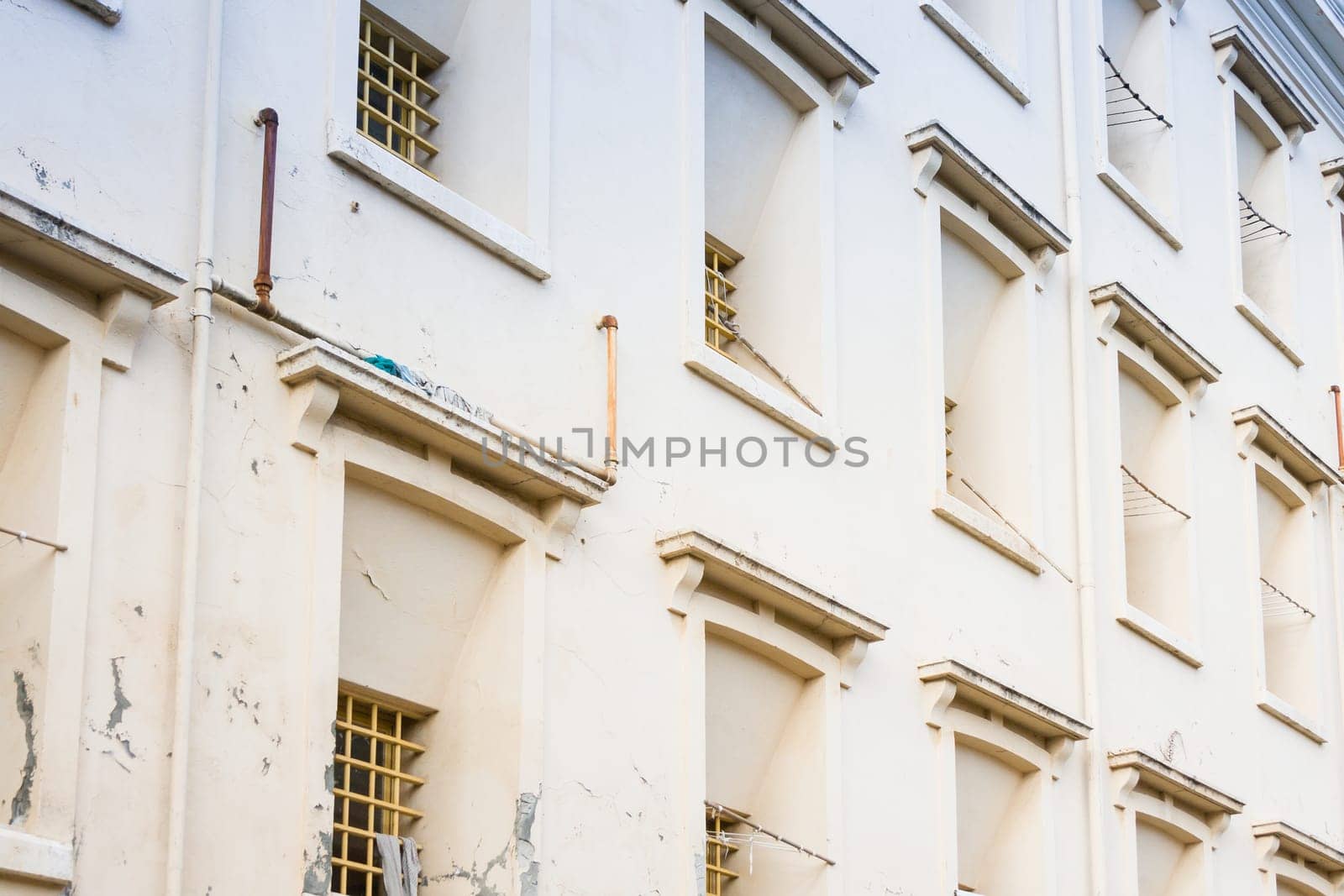 Freedom over the window. Concept of deprivation of liberty