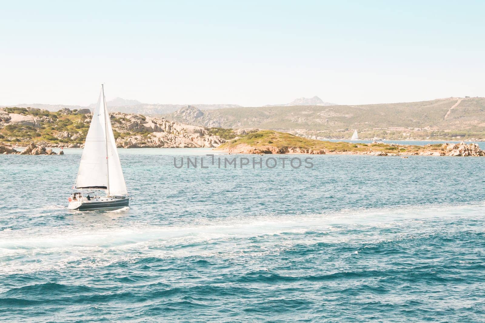 Mediterranean sailing in La Maddalena - Sardinia - Italy
