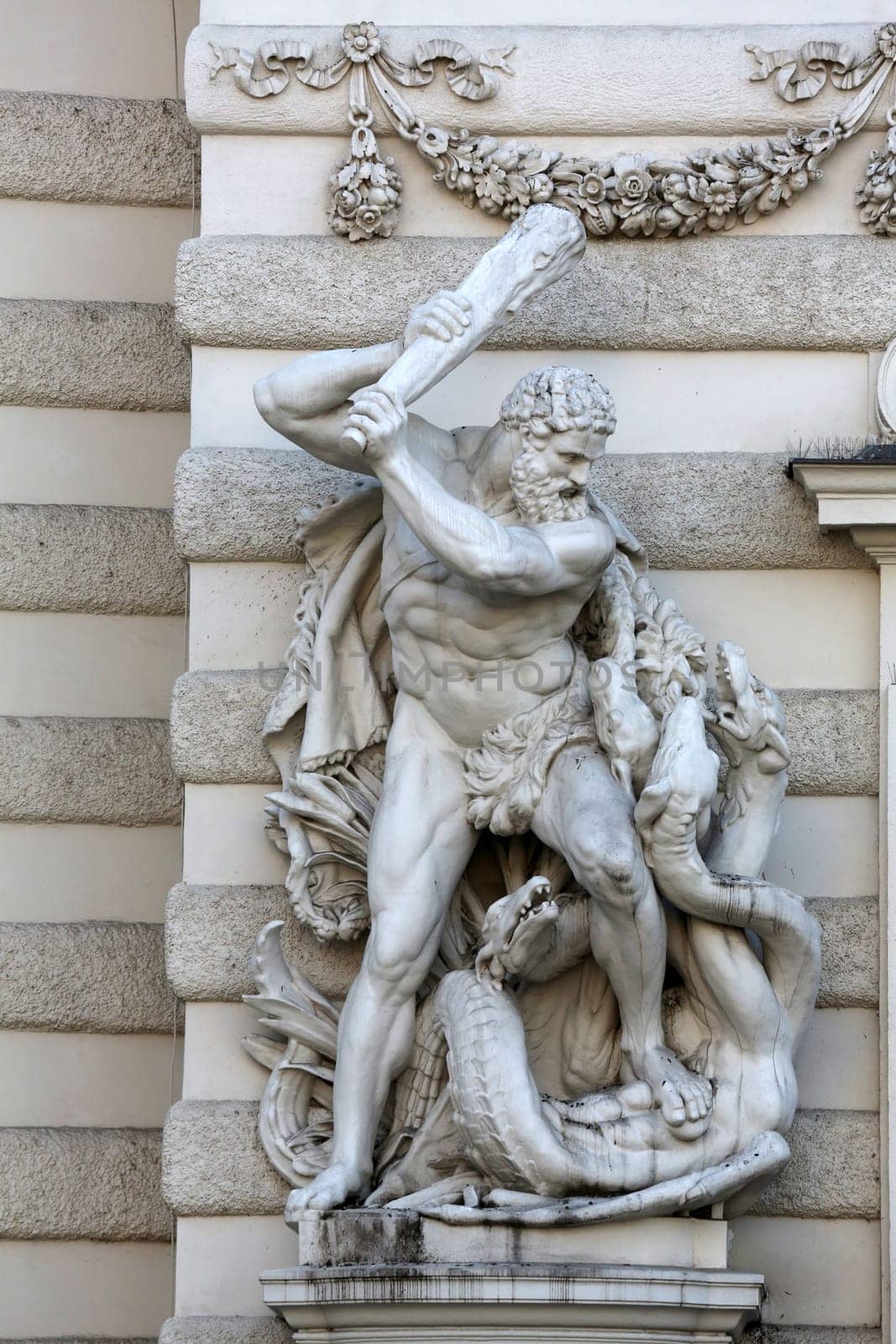 Hercules fighting the Hydra, Hofburg, Vienna in Vienna, Austria