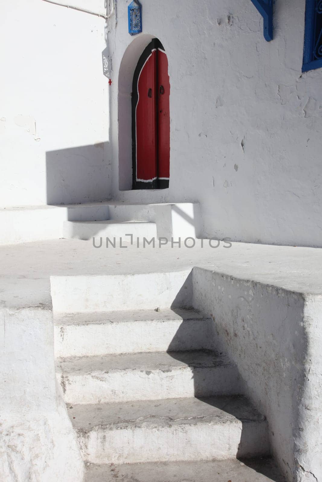 Stairway in Sidi Bou Said, Tunisia