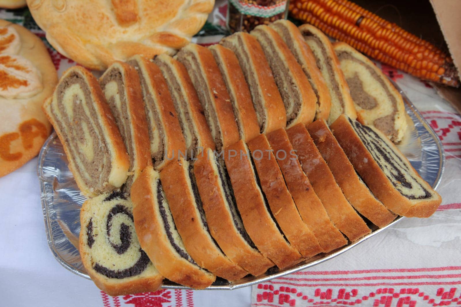 Poppy seed and walnut rolls