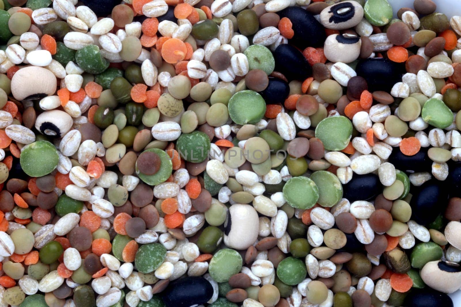 Mix of  beans and lentils