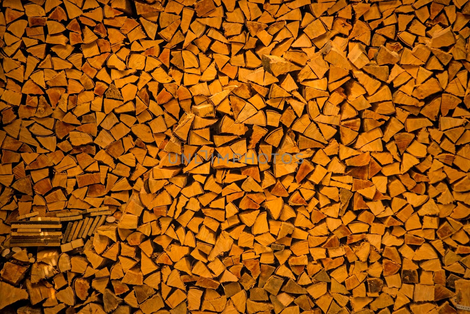 fuel-wood stock at an house