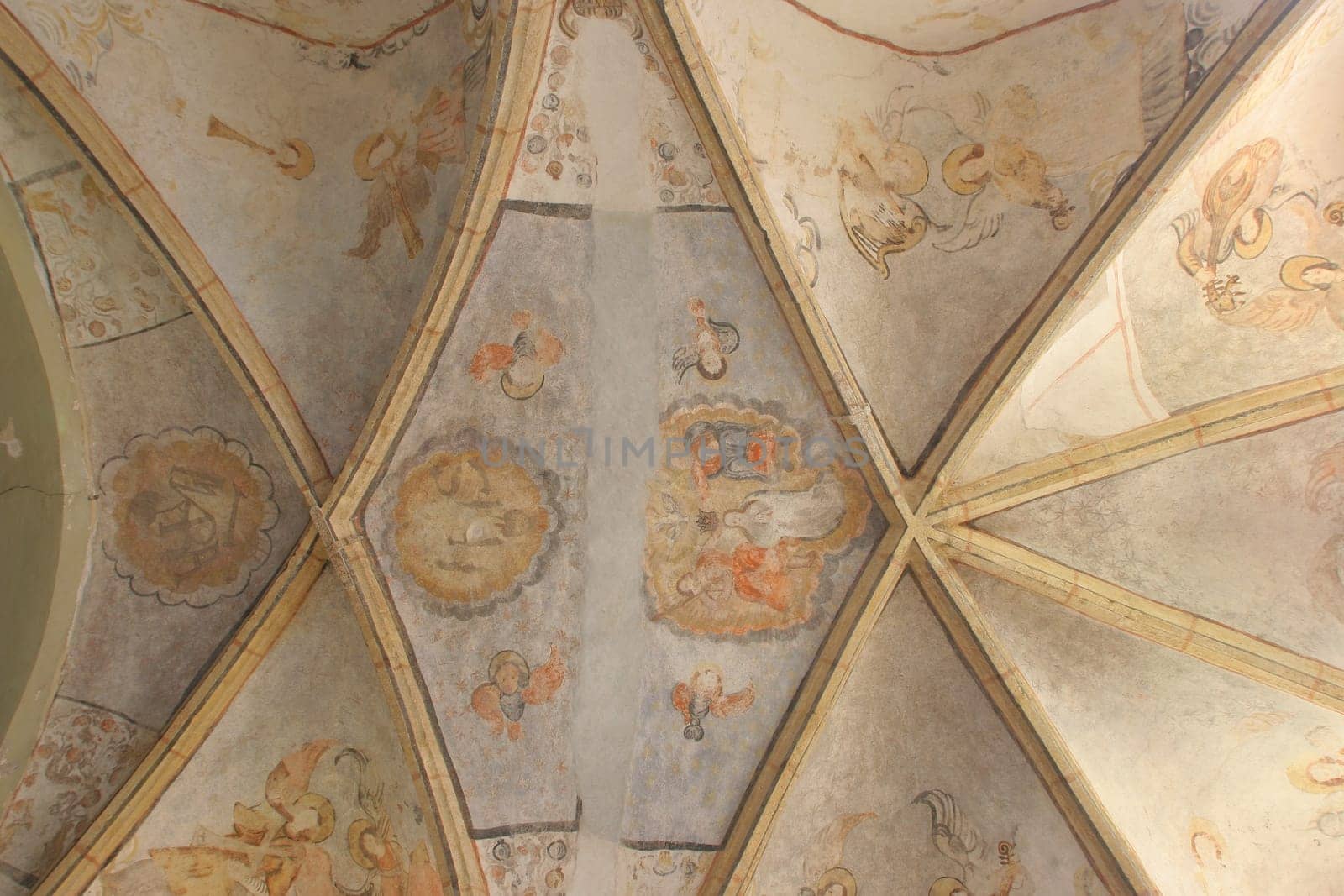 Ceiling of the church
