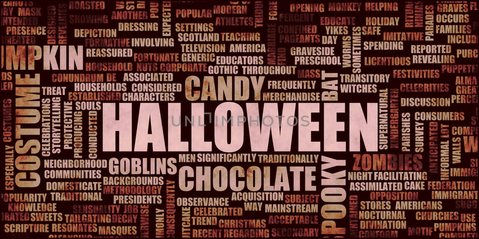 Halloween Background as a Marketing Advertisement Invitation Art