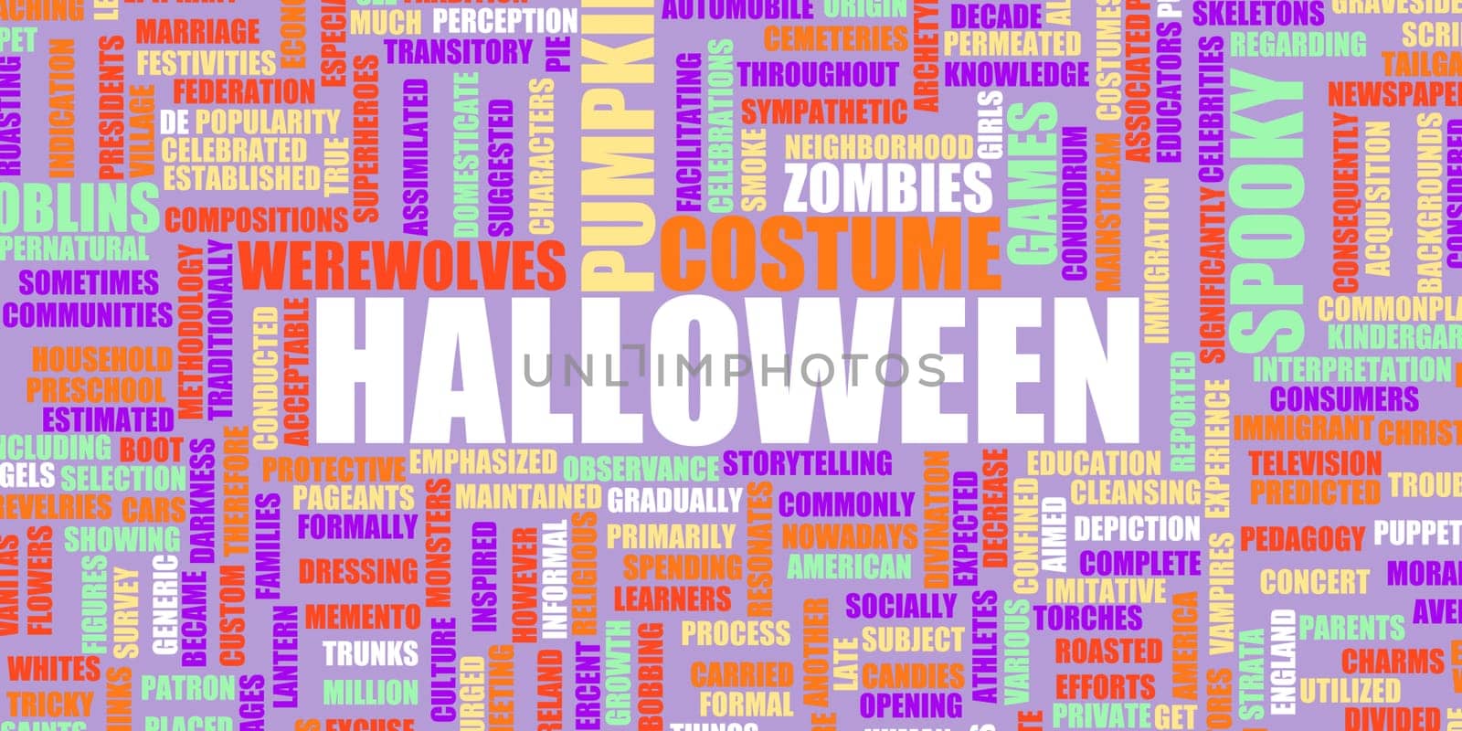 Halloween Background as a Marketing Advertisement Invitation Art