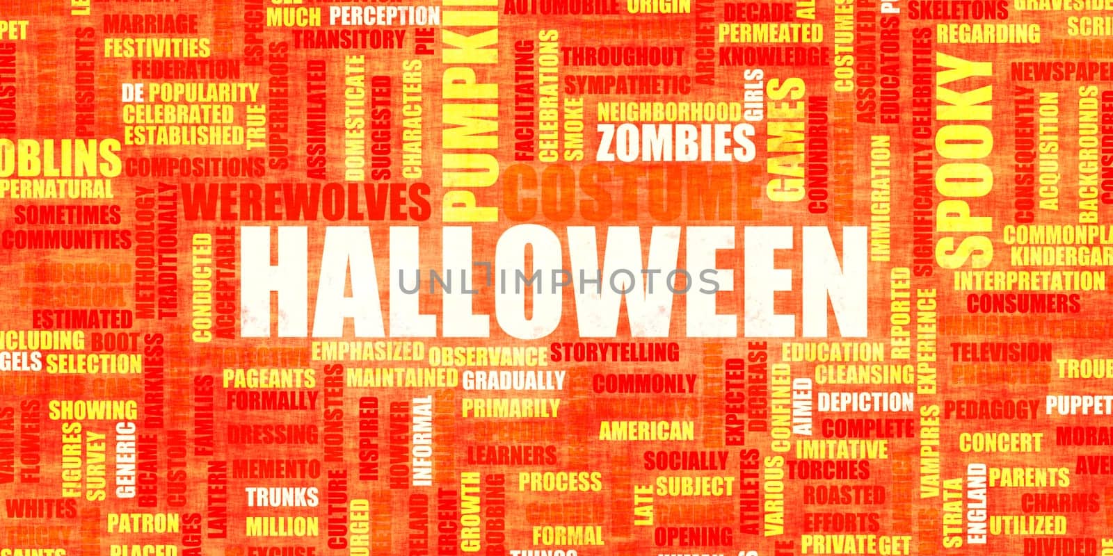 Halloween Background as a Marketing Advertisement Invitation Art