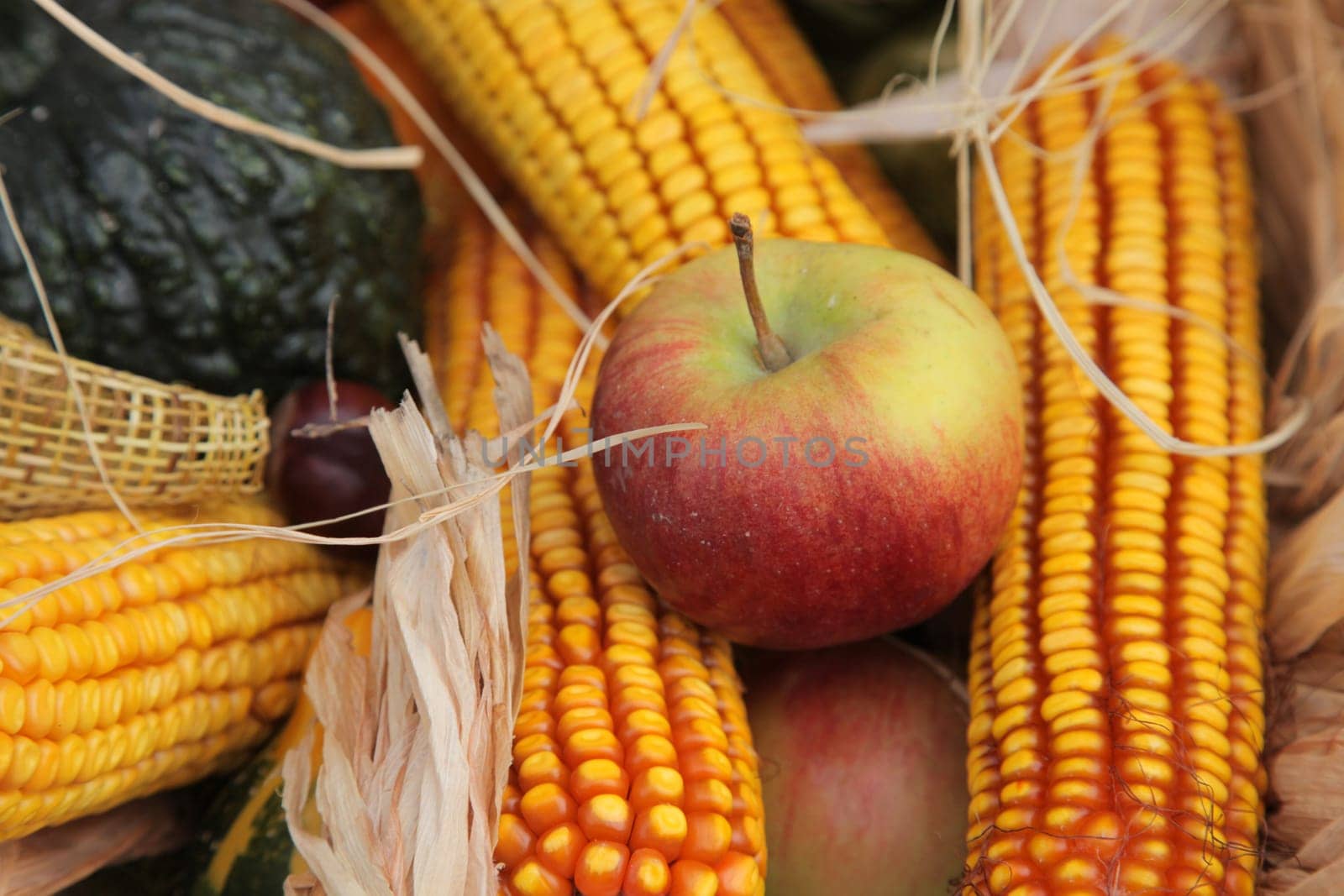 Apple and corn