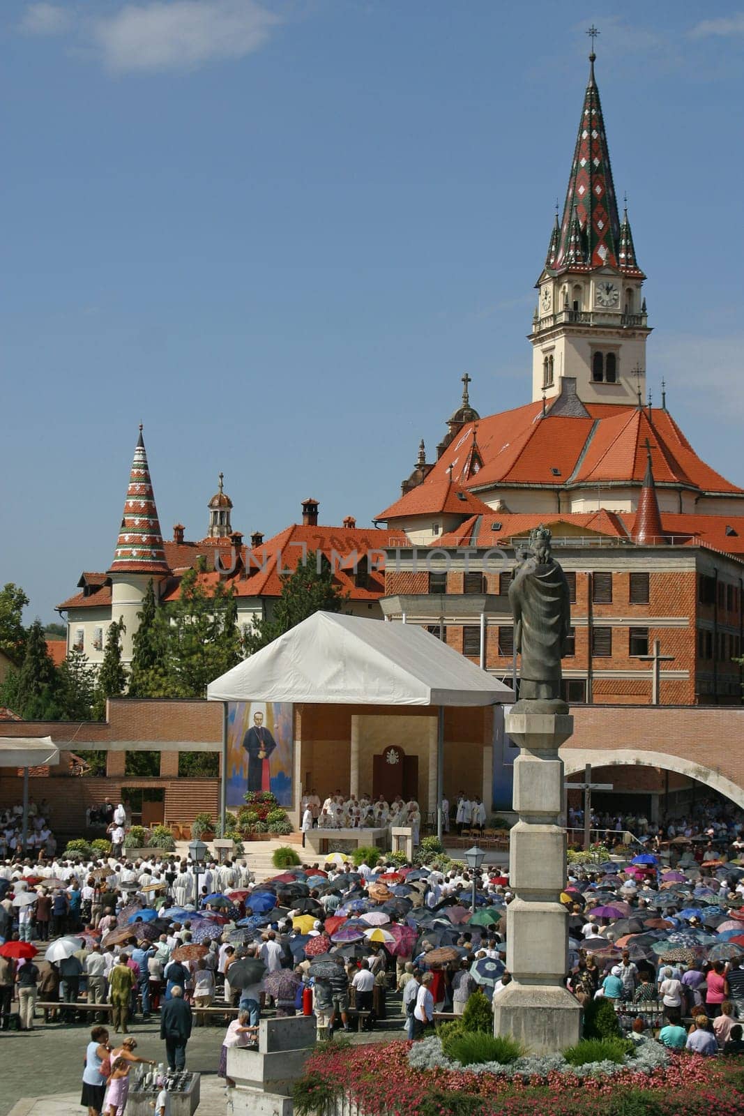 Fest of Assumption, Basilica Assumption f the Blessed Virgin Mary, Marija Bistrica, Croatia