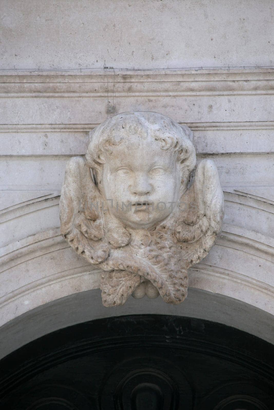 Statue of the angel, church of St Blaise in Dubrovnik