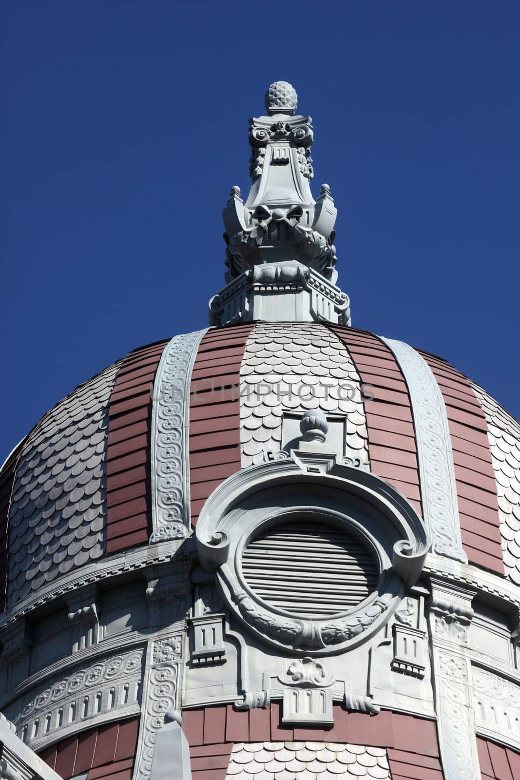 Building roof in Zagreb, Croatia
