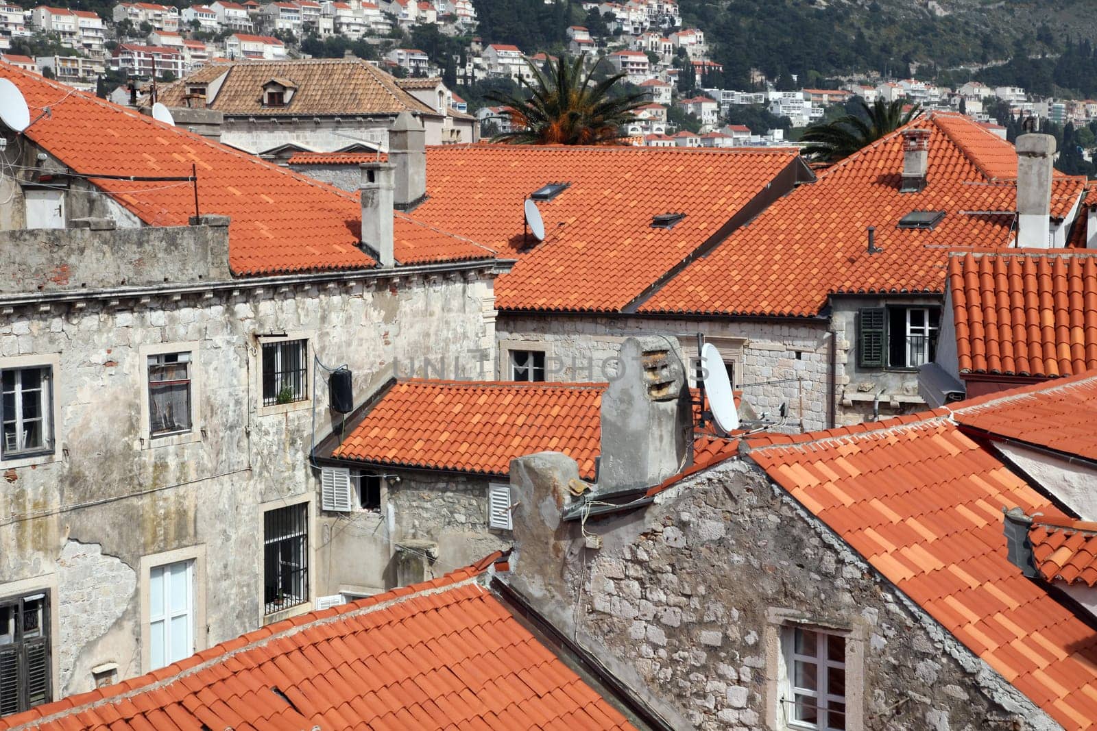Red roofs of Dubrovnik