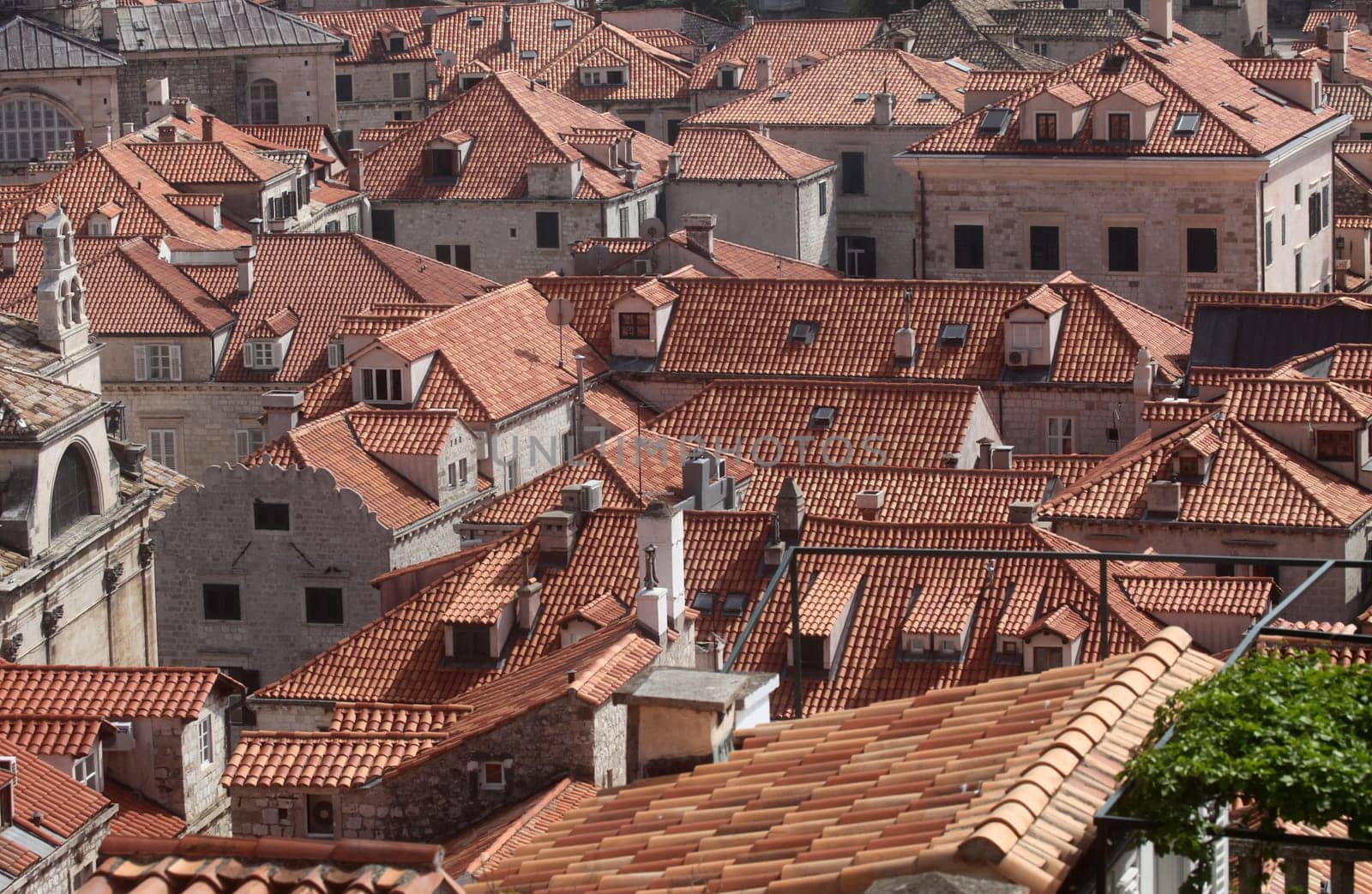 Red roofs of Dubrovnik