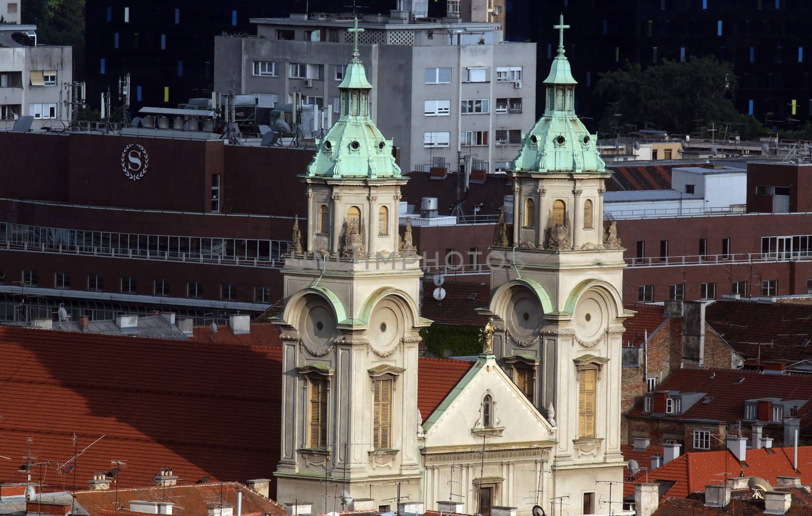 Basilica of the Sacred Heart of Jesus in Zagreb, Croatia