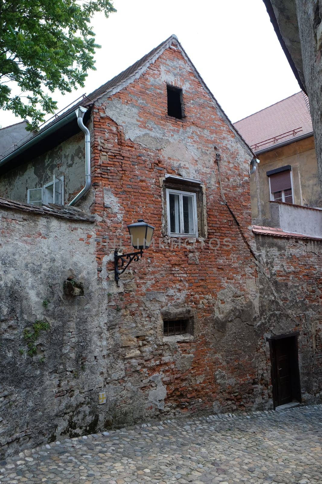 Architecture of Ptuj, town on the Drava River banks, Lower Styria Region, Slovenia