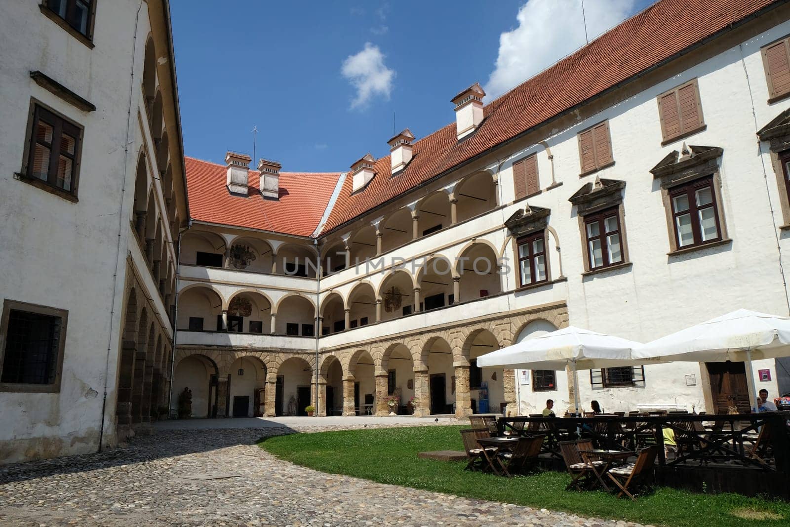 Castle in Ptuj, town on the Drava River banks, Lower Styria Region, Slovenia