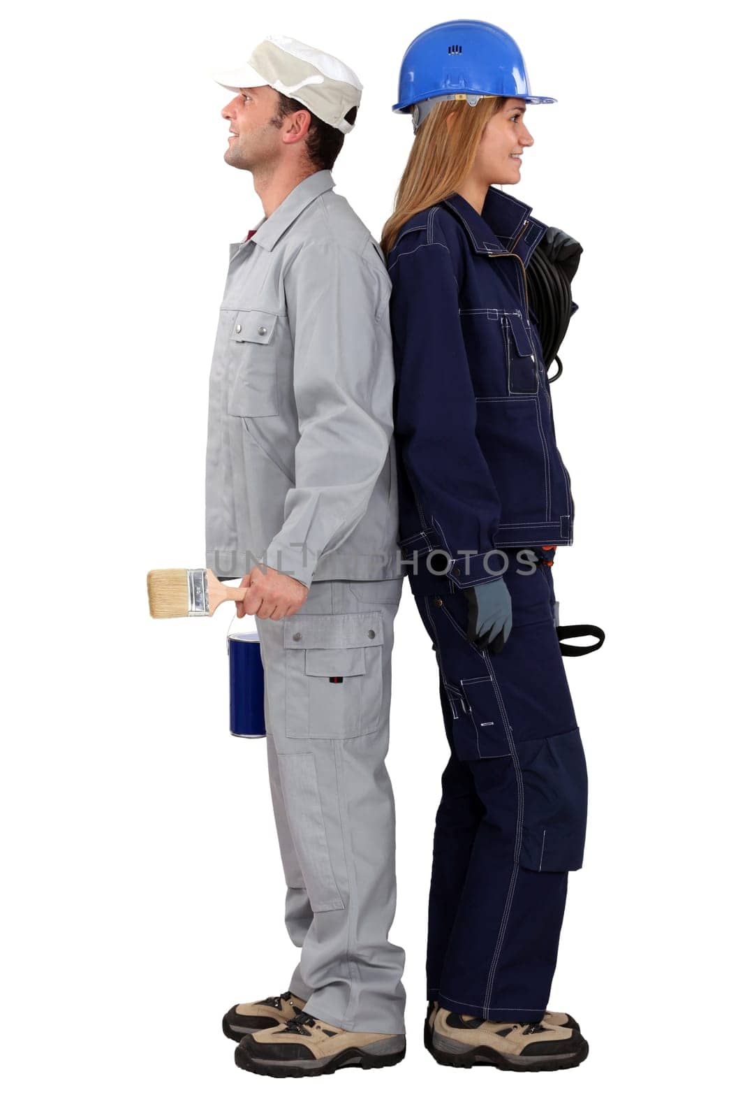 An painter and a electrician.